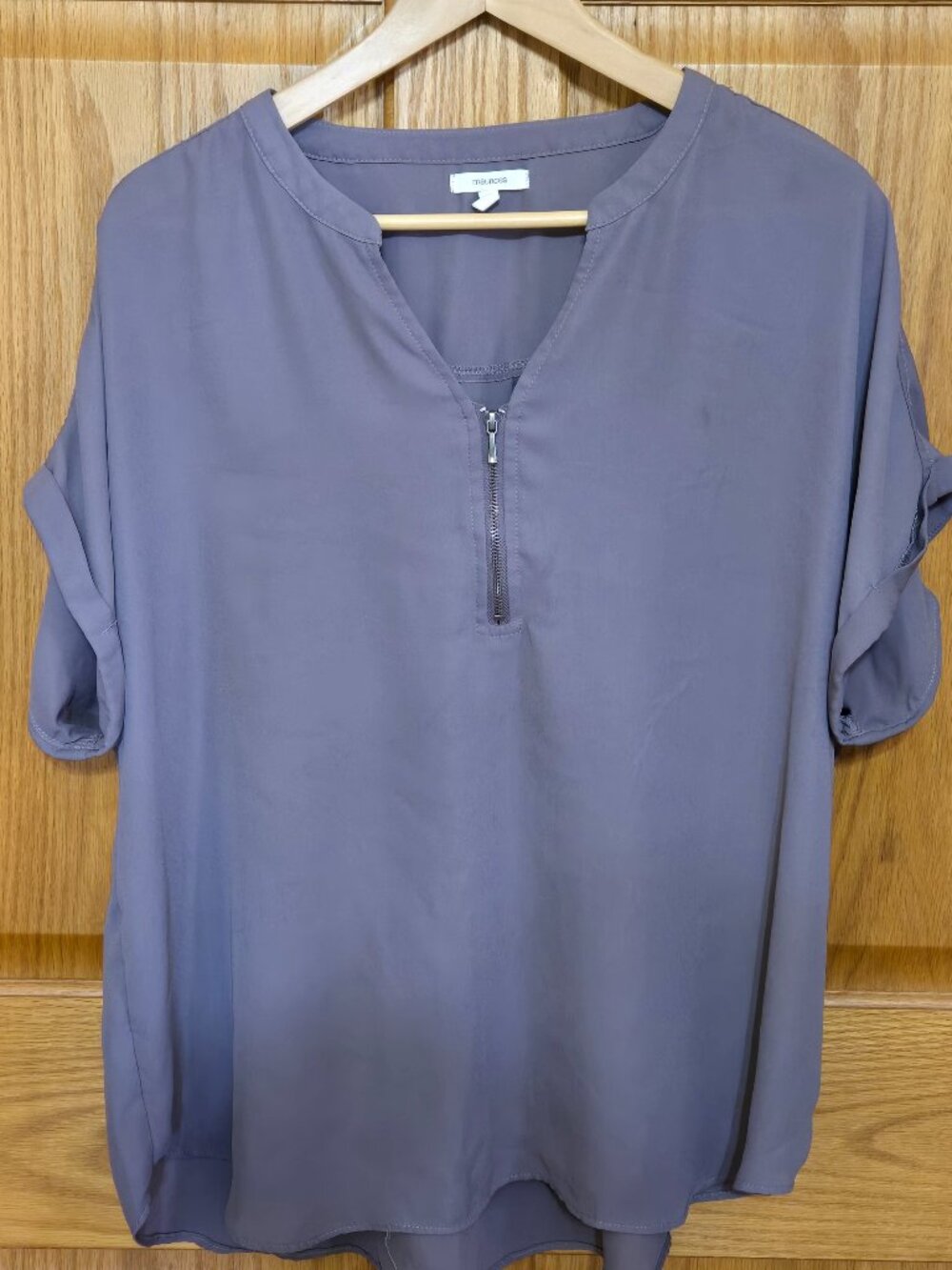 women's gray top workwear size XL